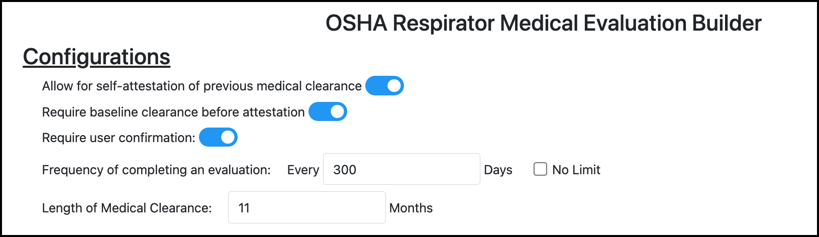 Example OSHA Medical Evaluation configs.png
