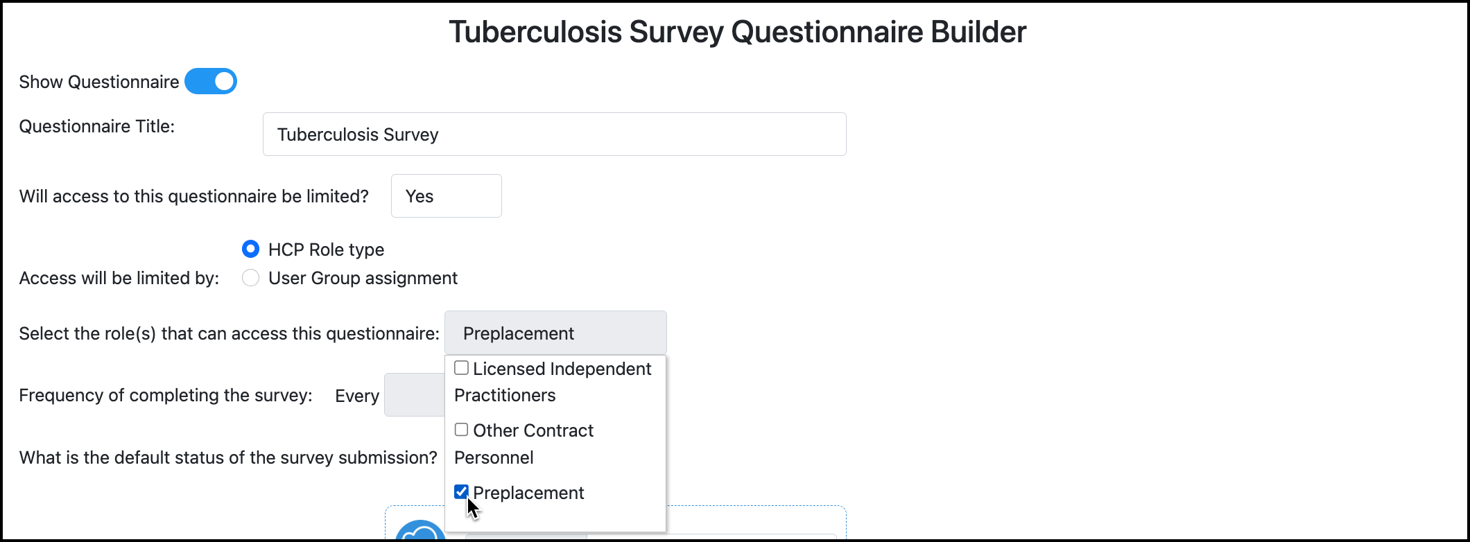 Survey limited by HCP Roles.png