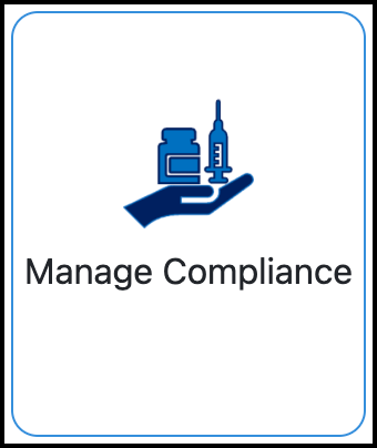 Screenshot of the Manage Compliance tile.