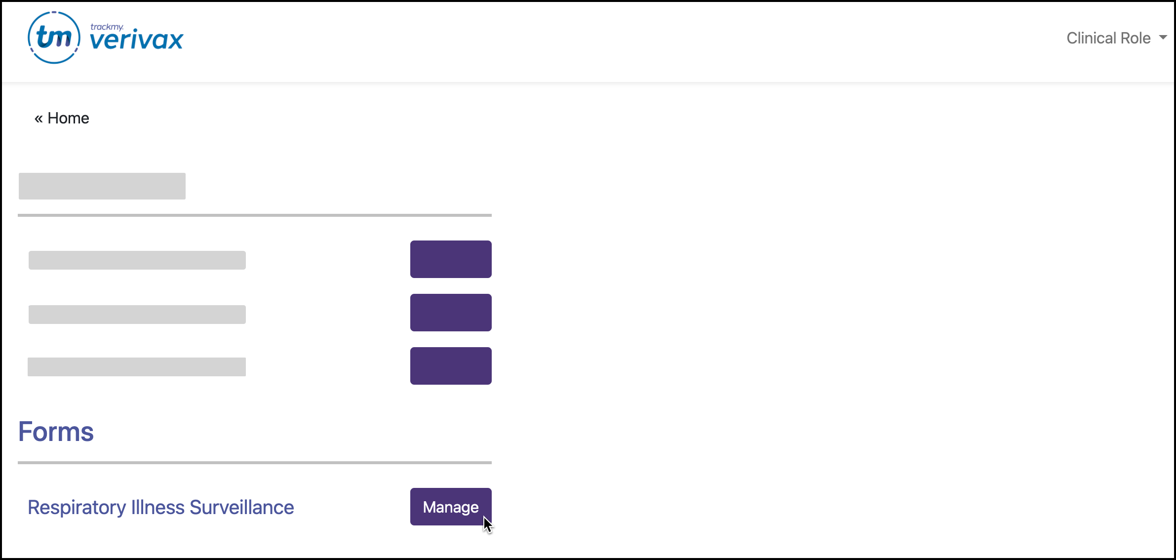 Manage button for Respiratory Illness Surveillance.png